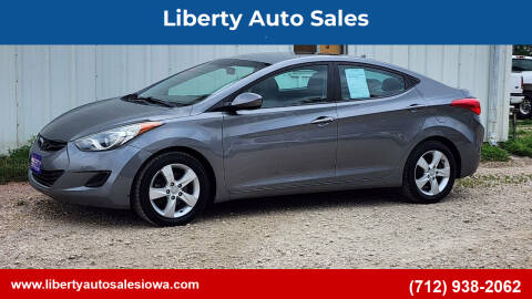 2013 Hyundai Elantra for sale at Liberty Auto Sales in Merrill IA