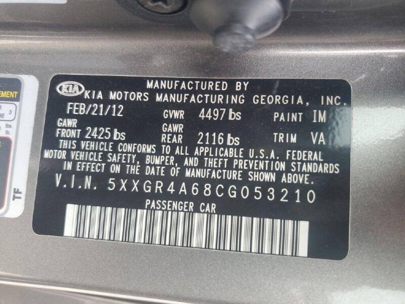 2012 Kia Optima SX Turbo