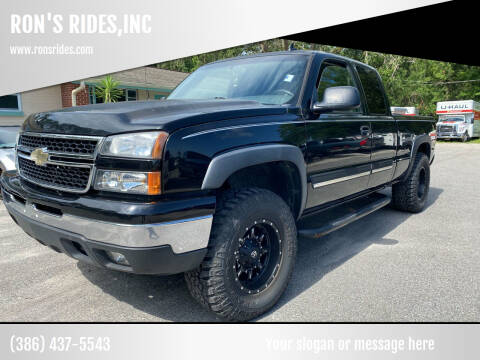 2006 Chevrolet Silverado 1500 for sale at RON'S RIDES,INC in Bunnell FL
