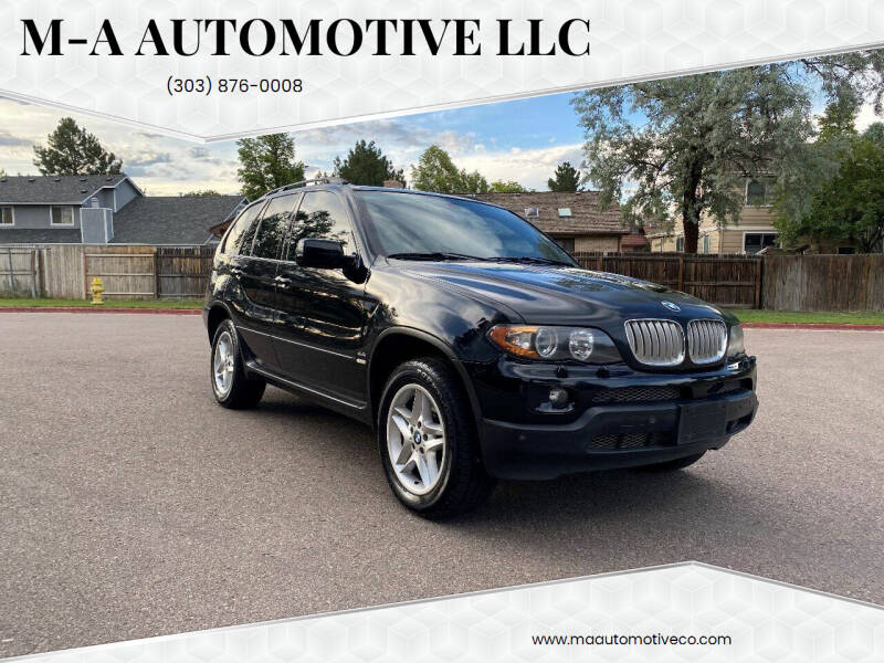 2005 BMW X5 for sale at M-A Automotive LLC in Aurora CO