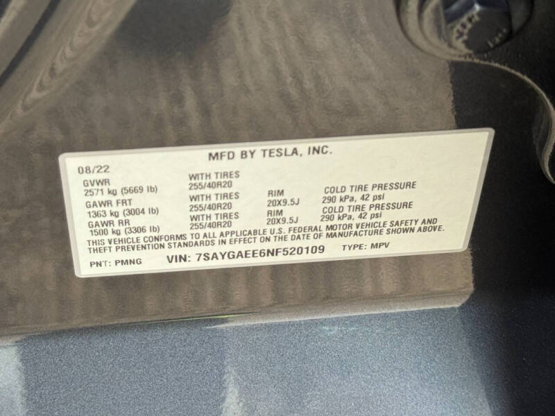 2022 Tesla Model Y Long Range