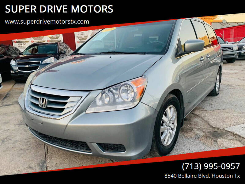 2009 Honda Odyssey for sale at SUPER DRIVE MOTORS in Houston TX