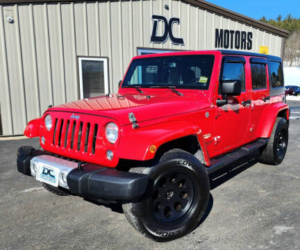 2014 Jeep Wrangler Unlimited for sale at DC Motors in Auburn ME