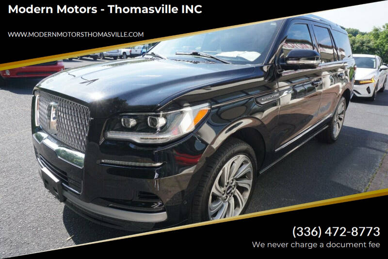 2022 Lincoln Navigator for sale at Modern Motors - Thomasville INC in Thomasville NC