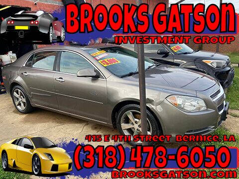 2012 Chevrolet Malibu for sale at Brooks Gatson Investment Group in Bernice LA