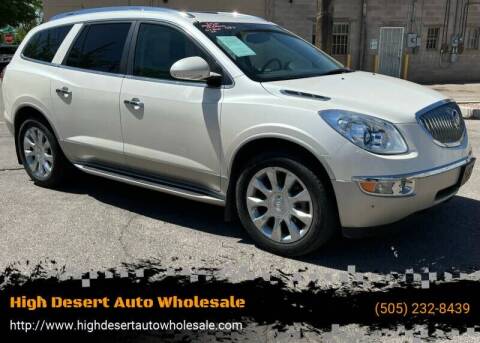 2012 Buick Enclave for sale at High Desert Auto Wholesale in Albuquerque NM