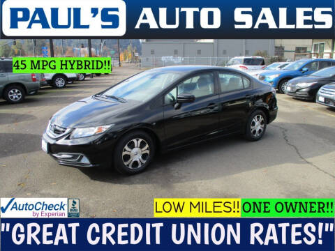 2014 Honda Civic for sale at Paul's Auto Sales in Eugene OR