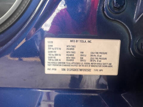 2021 Tesla Model Y Long Range