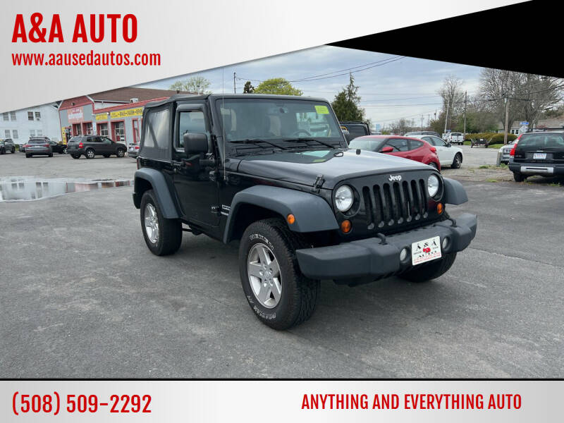 2013 Jeep Wrangler for sale at A&A AUTO in Fairhaven MA