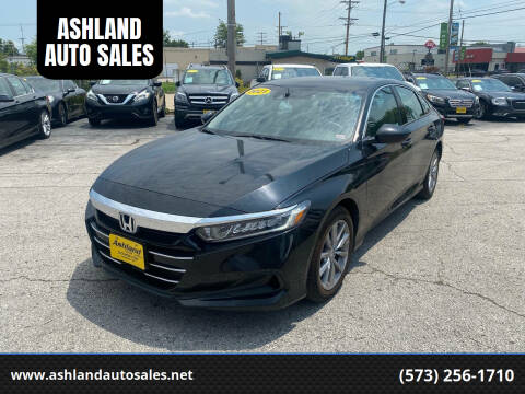 2021 Honda Accord for sale at ASHLAND AUTO SALES in Columbia MO