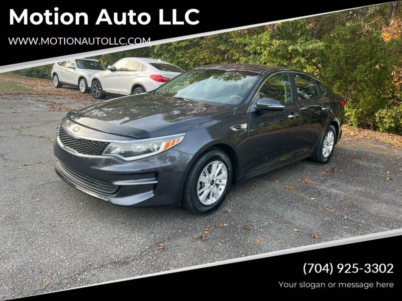 2017 Kia Optima for sale at Motion Auto LLC in Kannapolis NC