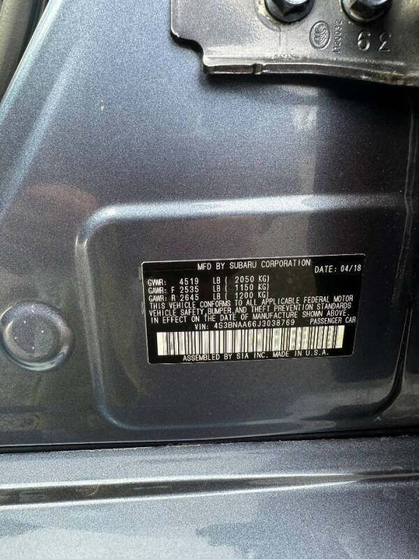 2018 Subaru Legacy 2.5i