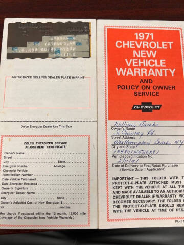 1971 Chevrolet Camaro