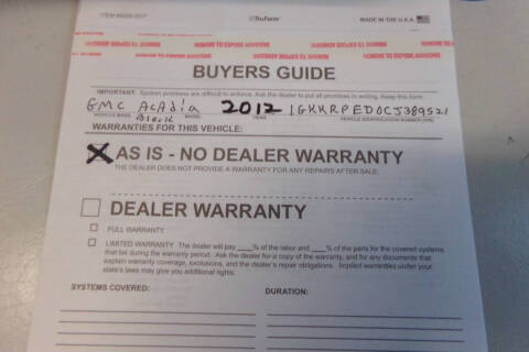 2012 GMC Acadia SLE