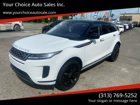 2020 Land Rover Range Rover Evoque for sale at Your Choice Auto Sales Inc. in Dearborn MI