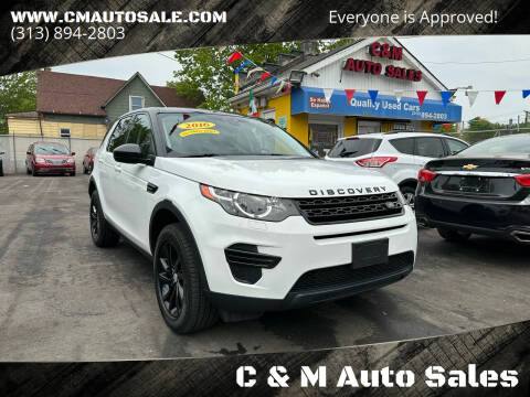 2016 Land Rover Discovery Sport for sale at C & M Auto Sales in Detroit MI