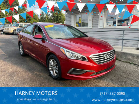 2016 Hyundai Sonata for sale at HARNEY MOTORS in Gettysburg PA