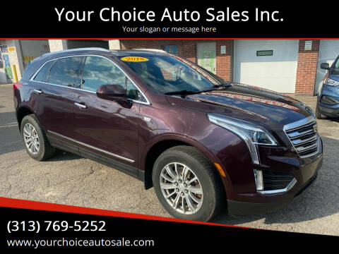 2018 Cadillac XT5 for sale at Your Choice Auto Sales Inc. in Dearborn MI