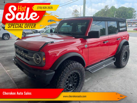 2021 Ford Bronco for sale at Cherokee Auto Sales in Acworth GA