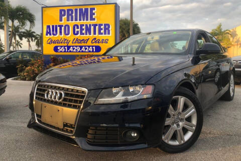 2009 Audi A4 for sale at PRIME AUTO CENTER in Palm Springs FL