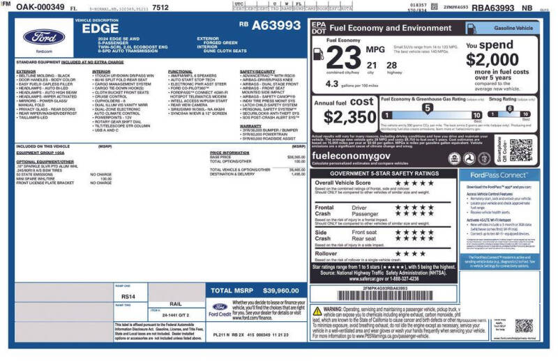 2024 Ford Edge SE
