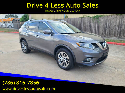 2015 Nissan Rogue for sale at Drive 4 Less Auto Sales in Houston TX