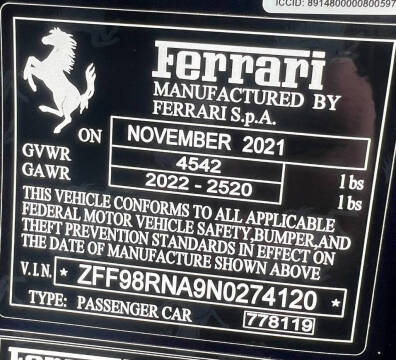2022 Ferrari Roma