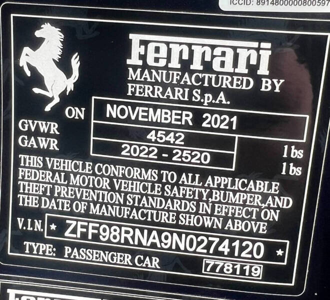 2022 Ferrari Roma