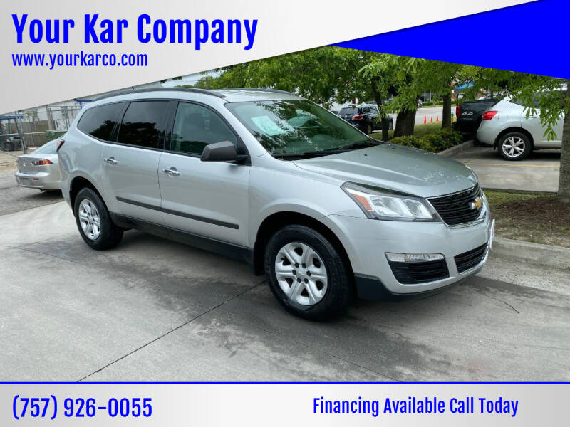 2017 Chevrolet Traverse for sale at Your Kar Company in Norfolk VA