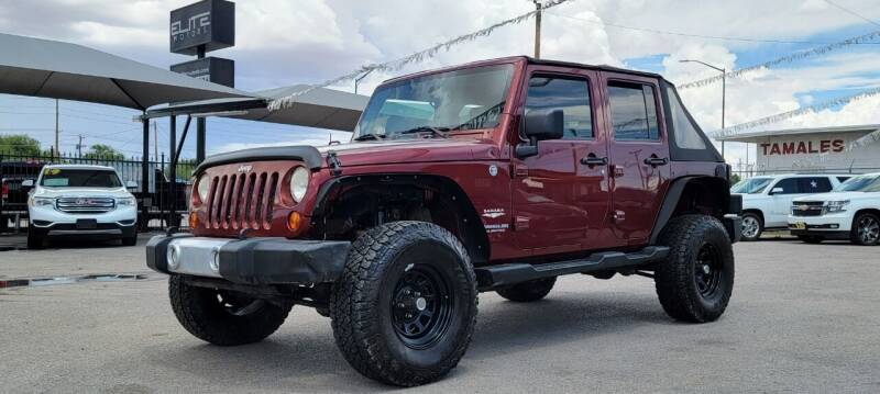 2008 Jeep Wrangler Unlimited for sale at Elite Motors in El Paso TX