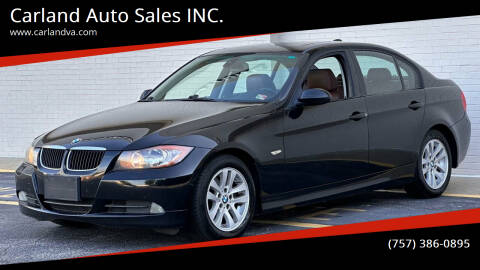 2007 BMW 3 Series for sale at Carland Auto Sales INC. in Portsmouth VA