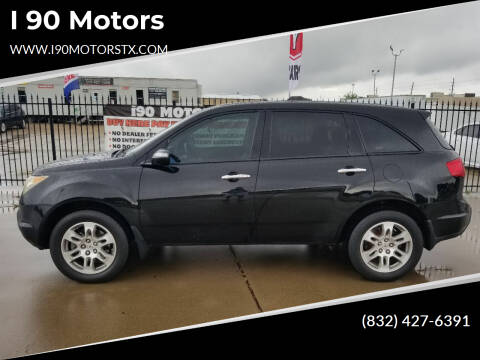 2007 Acura MDX for sale at I 90 Motors in Cypress TX