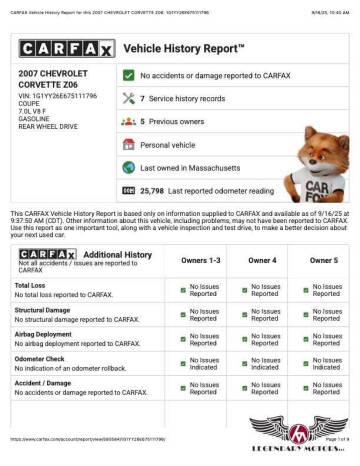 2007 Chevrolet Corvette