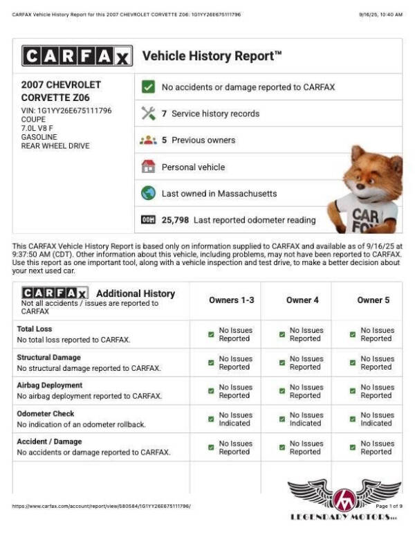 2007 Chevrolet Corvette