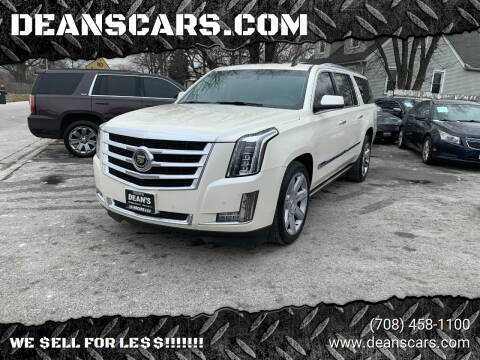 2015 Cadillac Escalade ESV for sale at DEANSCARS.COM in Bridgeview IL
