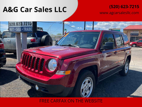 2017 Jeep Patriot for sale at A&G Car Sales  LLC in Tucson AZ