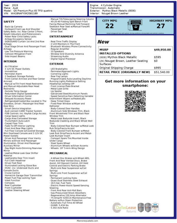 2019 Audi Q5 quattro Premium Plus 45 TFSI