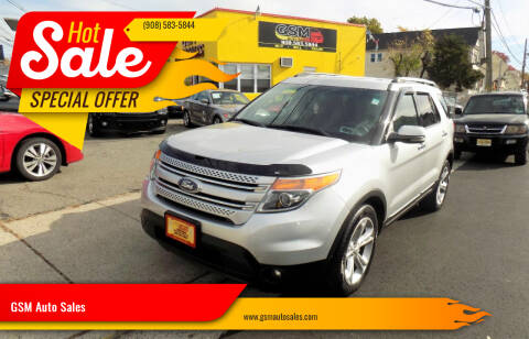 2012 Ford Explorer for sale at GSM Auto Sales in Linden NJ