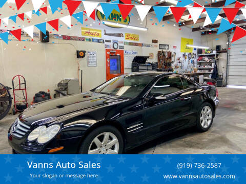 2003 Mercedes-Benz SL-Class for sale at Vanns Auto Sales in Goldsboro NC