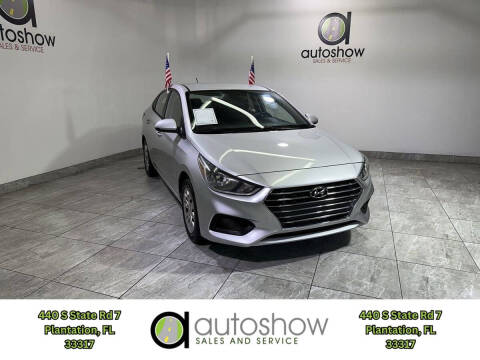 2019 Hyundai Accent for sale at AUTOSHOW SALES & SERVICE in Plantation FL