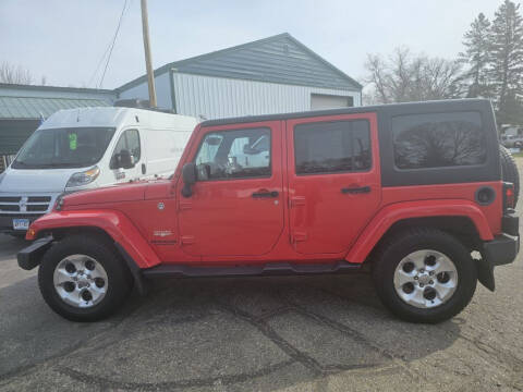 2015 Jeep Wrangler Unlimited for sale at FCA Sales in Motley MN