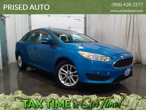 2015 Ford Focus for sale at PRISED AUTO in Gladstone MI