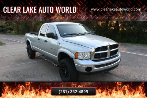 2004 Dodge Ram 2500 for sale at Clear Lake Auto World in League City TX