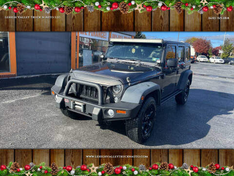 2014 Jeep Wrangler Unlimited for sale at Lehigh Valley Truck n Auto LLC. in Schnecksville PA