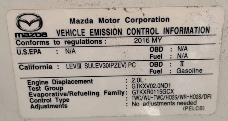 2016 Mazda MAZDA3 i Touring