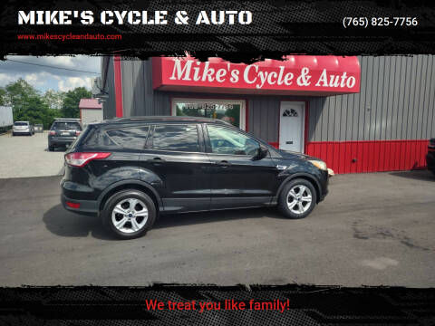 2015 Ford Escape for sale at MIKE'S CYCLE & AUTO in Connersville IN