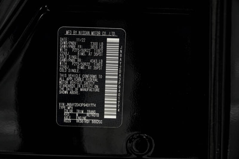 2023 Nissan Armada Platinum