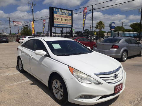 2013 Hyundai Sonata for sale at S.A. BROADWAY MOTORS INC in San Antonio TX