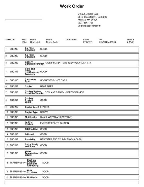 1974 Chevrolet Monte Carlo