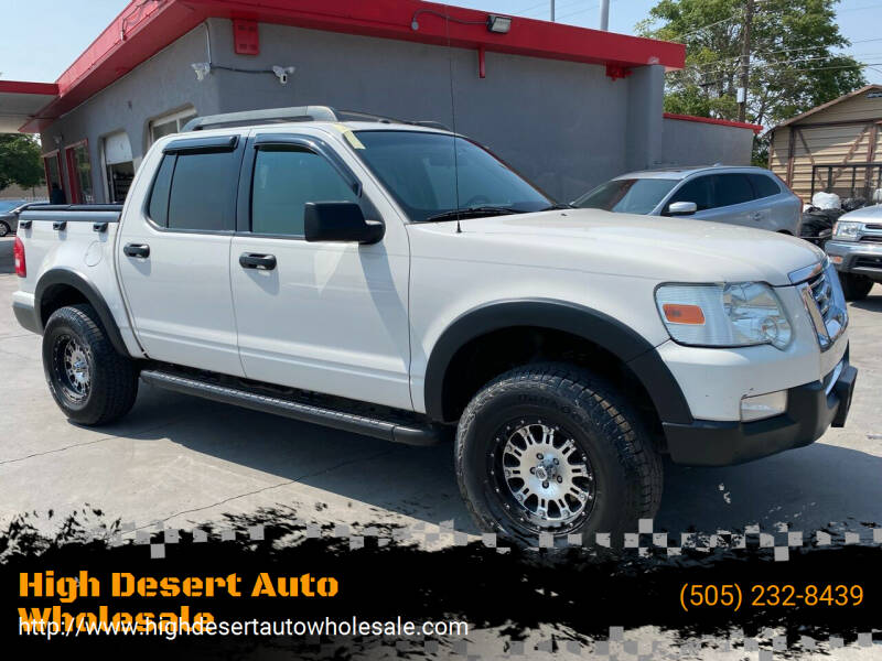 2008 Ford Explorer Sport Trac for sale at High Desert Auto Wholesale in Albuquerque NM